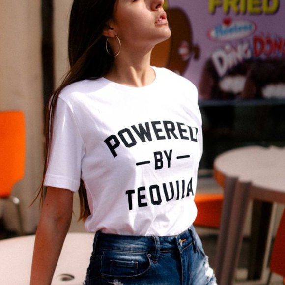 Powered By Tequila T-Shirt - Picture 3 of 4